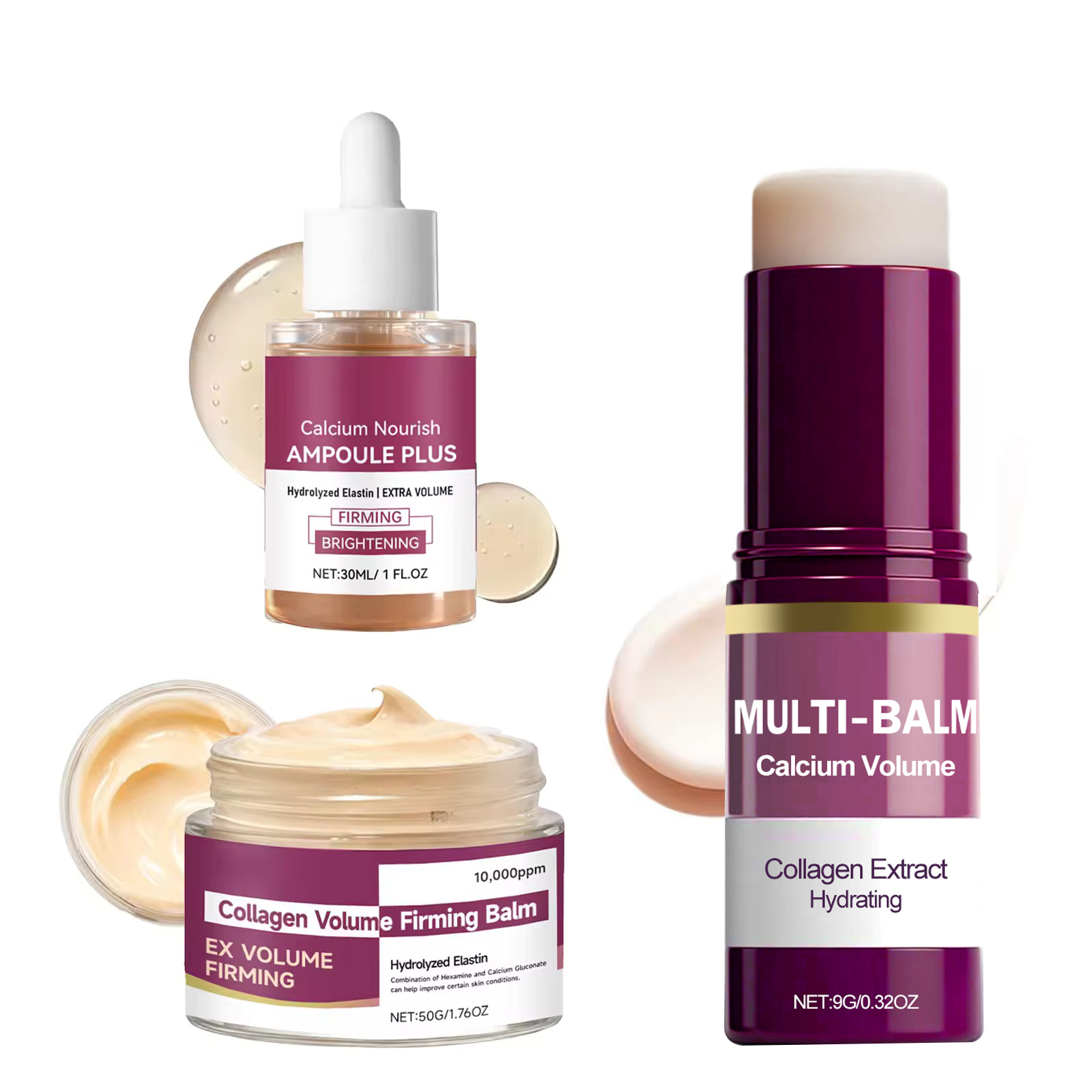 Luxury Skincare Brands - Koreański zestaw z kolagenem i wapniem