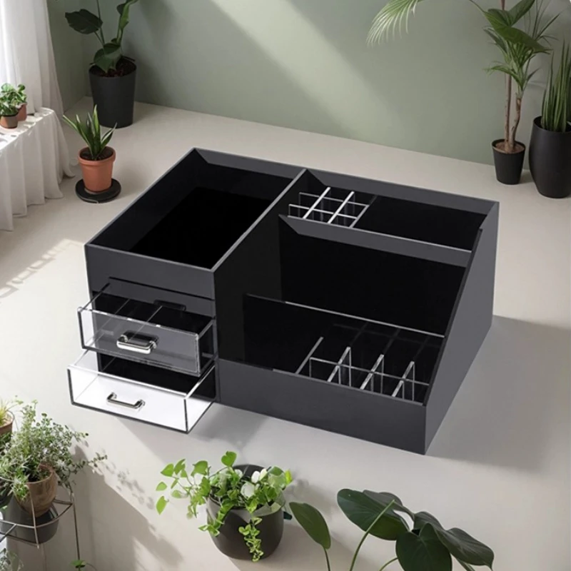 Luxury Skincare Box - Akrylowy organizer do toaletki Luksusowa taca