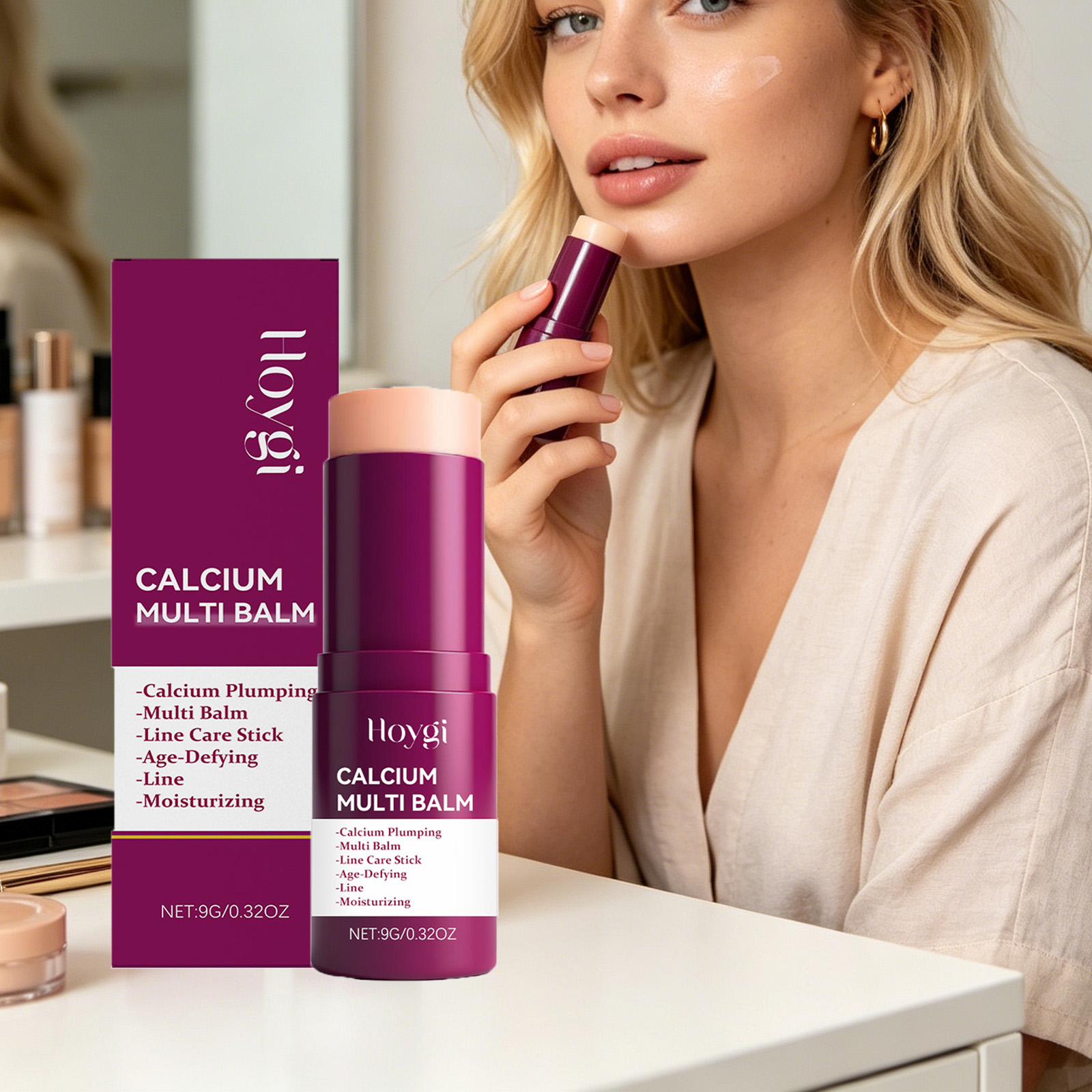 Luxury Skincare Brands - Wielofunkcyjny balsam w sztyfcie z wapniem,