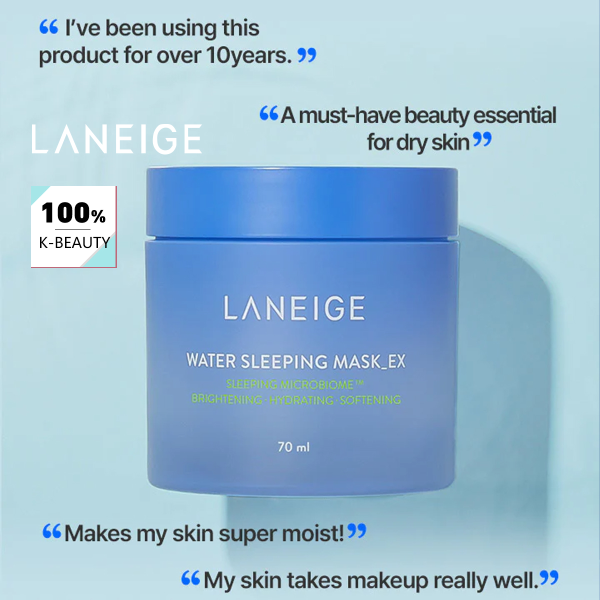 Luxury Skincare In Korea - LANEIGE Water Sleeping Mask 70ml, Nawilżenie