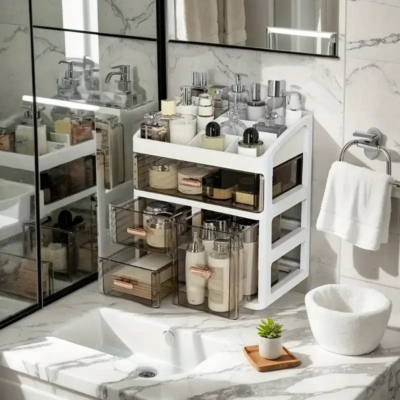 Luxury Skincare Box - Pudełko do przechowywania kosmetyków, organizer na